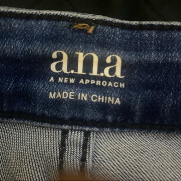 a.n.a Embroidered Blue Jegging GUC 12 - Picture 3 of 8